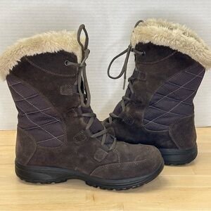 Columbia Lace Up Winter Boots/Womens/Size 7